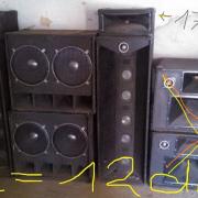 30 PÁR SUB-TOP hangfalak AKTÍVAK, PASSZÍVAK, és KONTROL-ok is, négyesével, párban, és 1-1db is