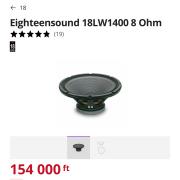 🔊 Eladó 4 db Zeck Focus 218 dupla 18” mélyláda – Eighteensound 18LW1400 hangszórókkal 🔊