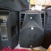 Aktív hangfal 4db DB Technologies 915DX 15"(40cm) + tokok.