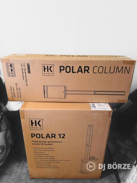 HK Audio POLAR 12 + POLAR Column – aktív hangrendszer - Bontatlan, teljes gyári csomag!