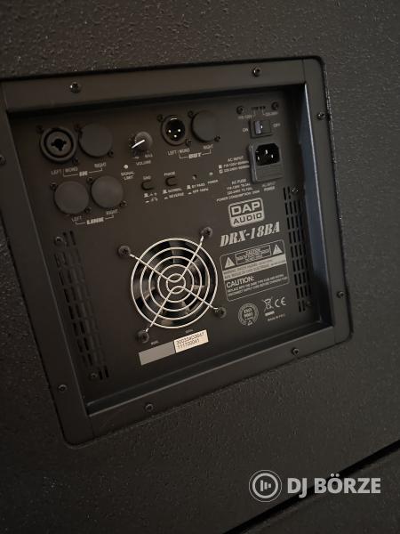 Eladó egy pár DAP Audio DRX-18BA aktív sub! Beszámítás is lehet!