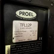 Behringer PMP4000 + B1520 + Proel TFL12P