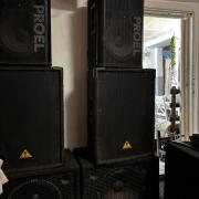 Behringer PMP4000 + B1520 + Proel TFL12P