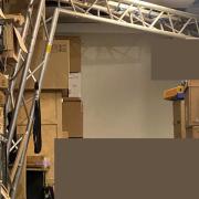 Traverz csavaros kötéssel, 7,2 méter (2,8+2x2,2) egyenes, és két idom