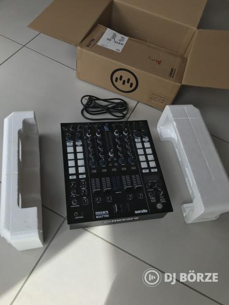 Denon LC6000 PRIME (2x) + Mixars QUATTRO DJ szett – újszerű, egyben eladó