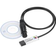 Lixada USB–DMX512 Interface – Új, bontatlan! Freestyler kompatibilis