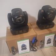 Eladó 2 db új 100 watt teljesítményű 1/18 prizmás beam & spot robotlámpa