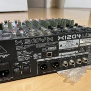 Behringer XENYX X1204USB 4 mono, 2 sztereó csatornás, 2/2-buszos USB-s keverő