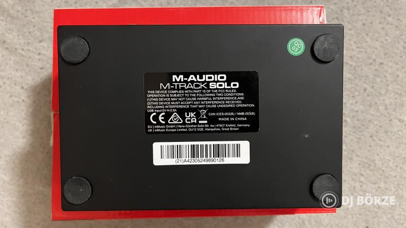 M-Audio M-Track Solo USB Audio interfész