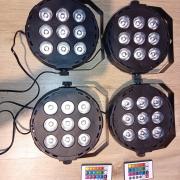 20db 9*10w rgbw multichip-es par, távirányítós, szaktudást nem igényel (beszámítás is)