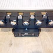 Led Beam robot 5x40w & 6x20W moving Head Light (beszámítás is)