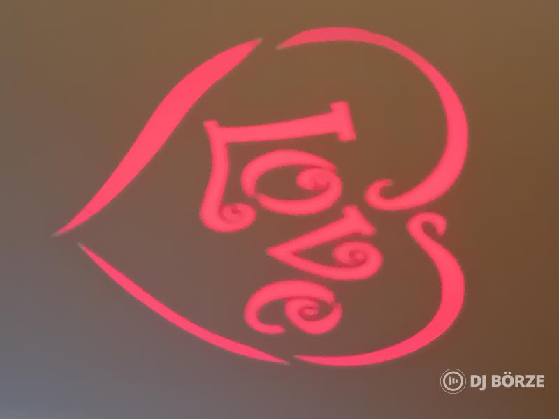 1db van!FTS Moving Head 90W Robotlámpa Beszámítás is) Speciális téma a gobóknál: Esküvő, karácsony