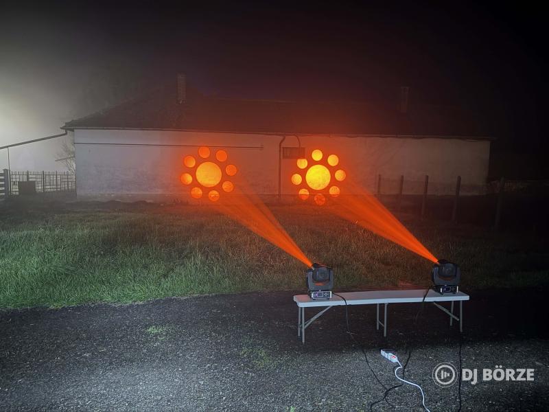 90 W Led Moving Head Forgófejes robotlámpa - prizma - rotogobo
