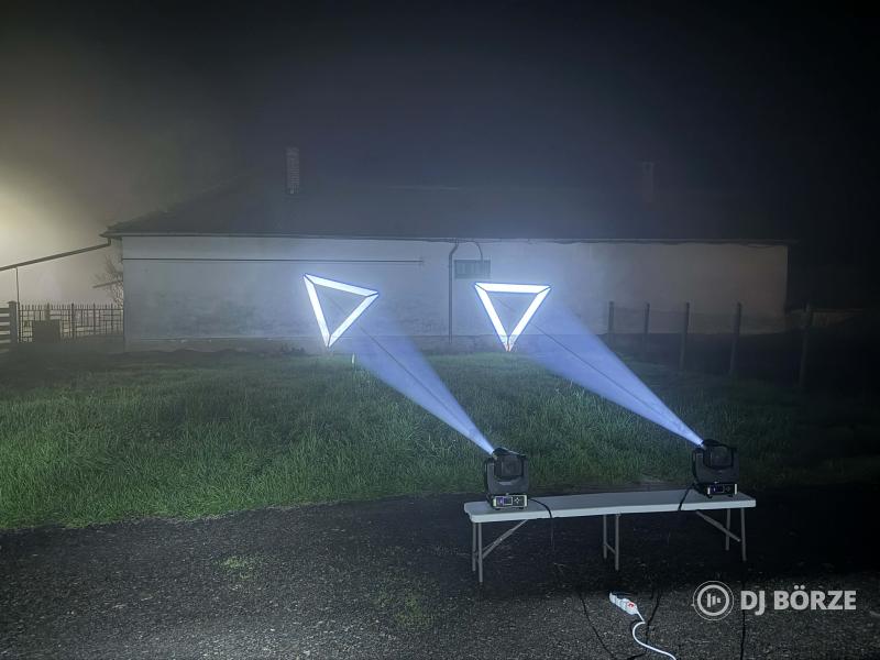 90 W Led Moving Head Forgófejes robotlámpa - prizma - rotogobo