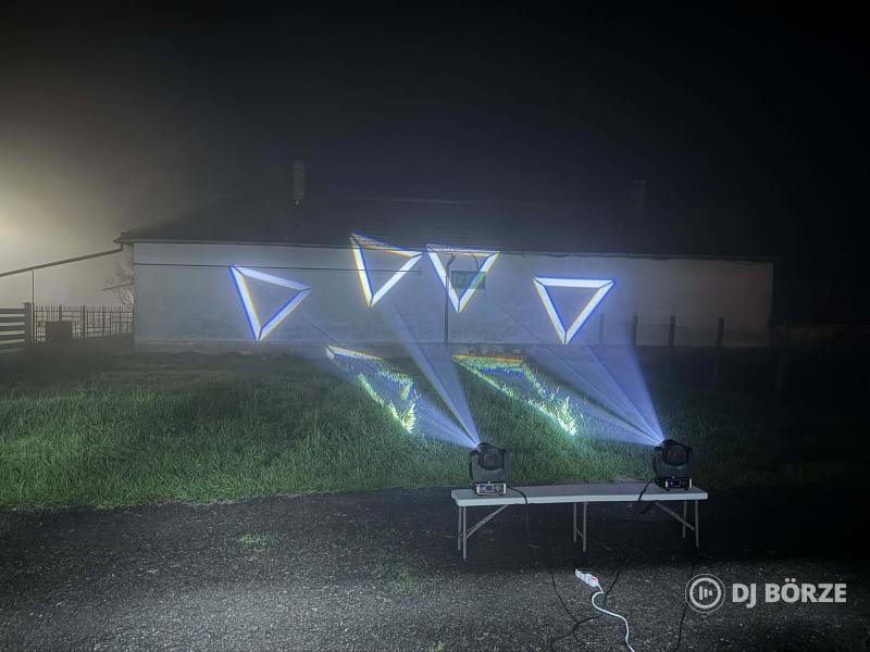 90 W Led Moving Head Forgófejes robotlámpa - prizma - rotogobo