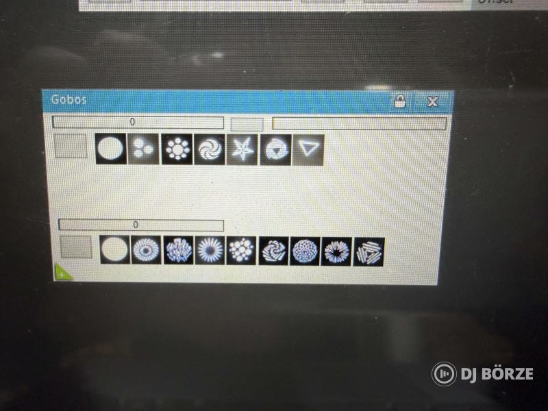 90 W Led Moving Head Forgófejes robotlámpa - prizma - rotogobo