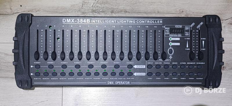 DMX 384 csatornás fényvezérlő – újszerű állapotban eladó!