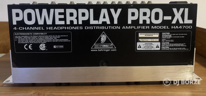 Behringer PowerPlayPro XL HA4700 fejhallgató keverő, elosztó