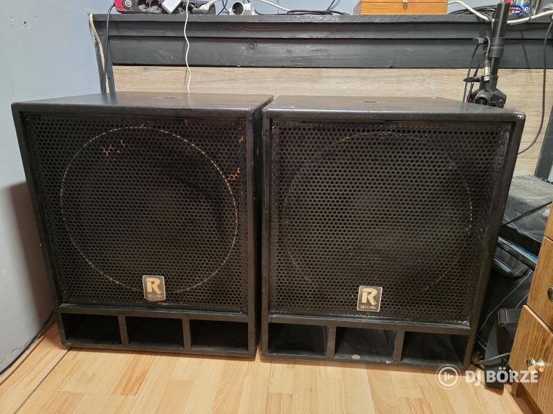 Eladó Reflex Sub hangfalpár Castone végfokkal!