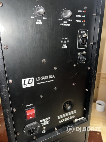 LD Systems LD SUB 88A, 150W RMS aktív mélyláda