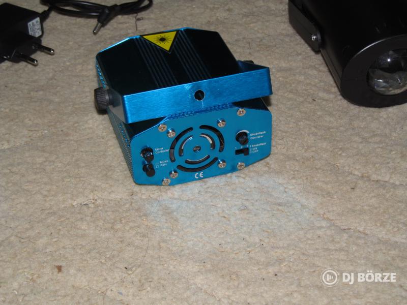 Eladó egyben 2db Diszkó party házibuli fény lézer és LED stroboszkóp