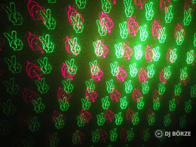 Eladó egyben 2db Diszkó party házibuli fény lézer és LED stroboszkóp