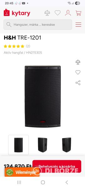 HH electronics Tensor TRE-1201 aktív hangfal