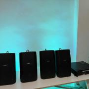 QSC 8" hangfalak + STAC végfok