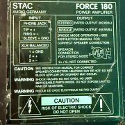 QSC 8" hangfalak + STAC végfok