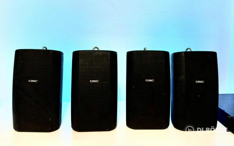 QSC 8" hangfalak + STAC végfok