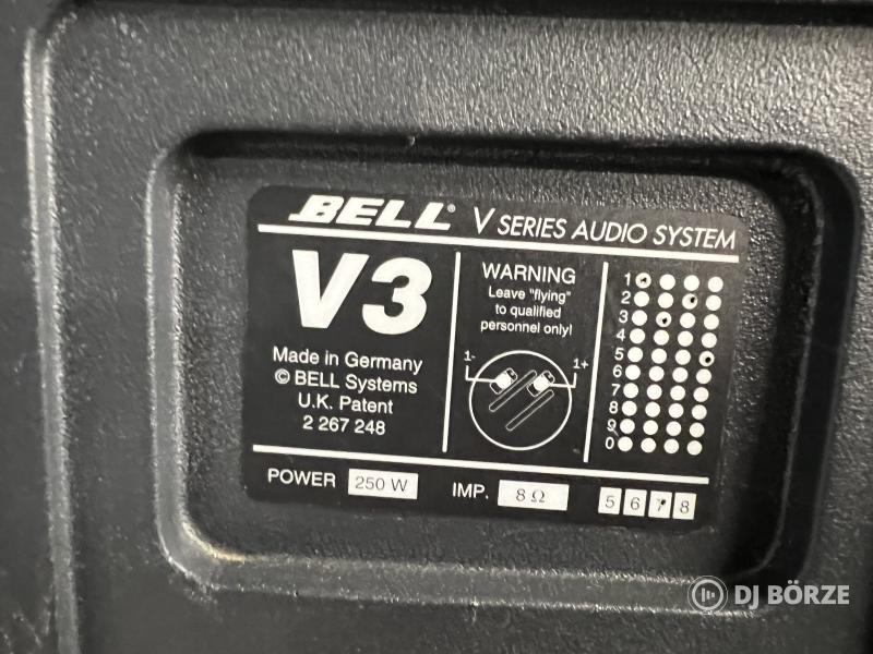 Bell, Fostex V3, 250W RMS, 15" topláda, hangfalpár