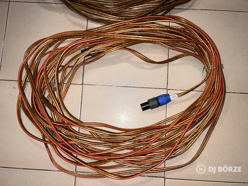 Hangfalkábelek 2x4mm2, 13m+20m, Neutrik Speakon csatival