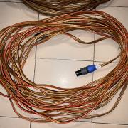 Hangfalkábelek 2x4mm2, 13m+20m, Neutrik Speakon csatival