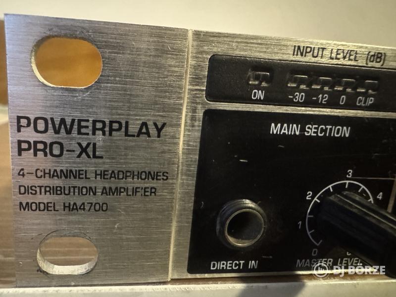 Behringer PowerPlayPro XL HA4700 fejhallgató keverő, elosztó