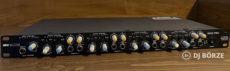 Invotone Iha 4 Pro fejhallgató erősítő és jelelosztó szép állapotban.