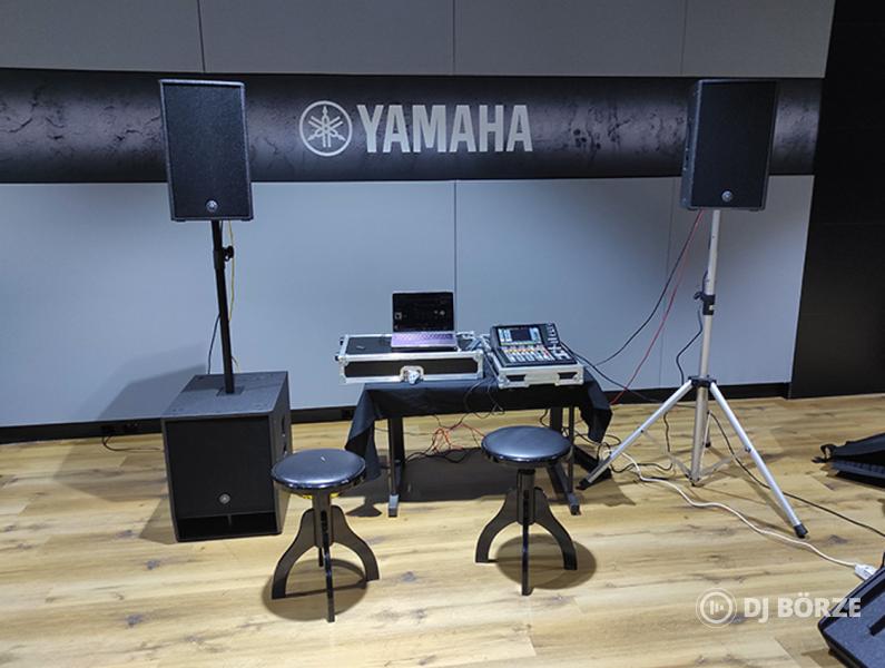 Yamaha hangrendszer - 2db DZR12 és 1db DXS15XLF