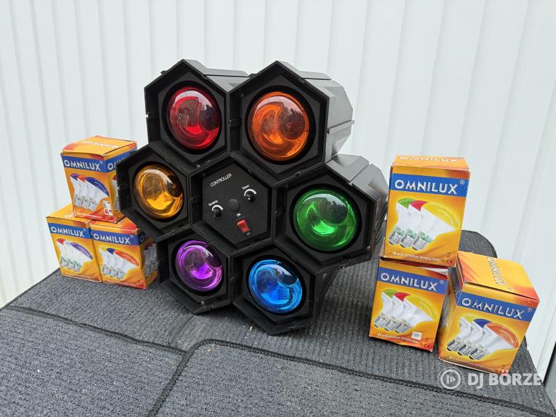 Izzós “fényorgona” | 6+6 új izzóval (újszerű)