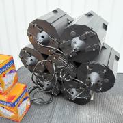 Izzós “fényorgona” | 6+6 új izzóval (újszerű)