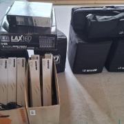 Komplett hangtechnikai berendezés