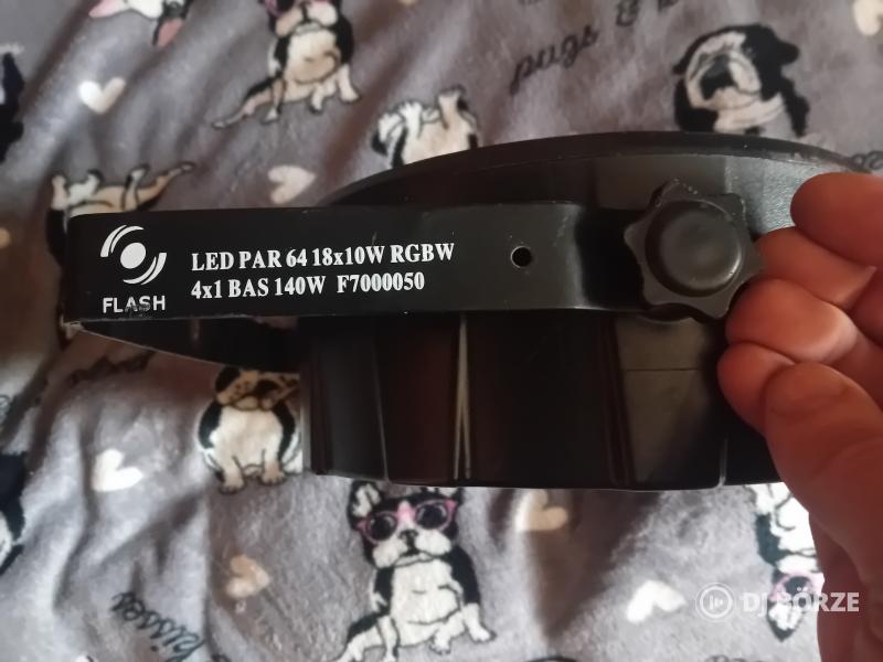 Flash led par 64 18x10w RGBW