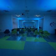 6x18W-os RGBWA+UV Akkus Par lámpa, TELEFONNAL IS VEZÉRELHETŐ