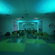 6x18W-os RGBWA+UV Akkus Par lámpa, TELEFONNAL IS VEZÉRELHETŐ