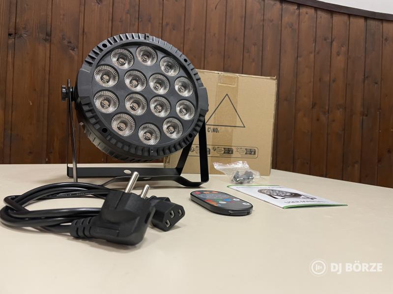 Led Par 14x6W RGBW lámpa, új DMX-es, távirányítós