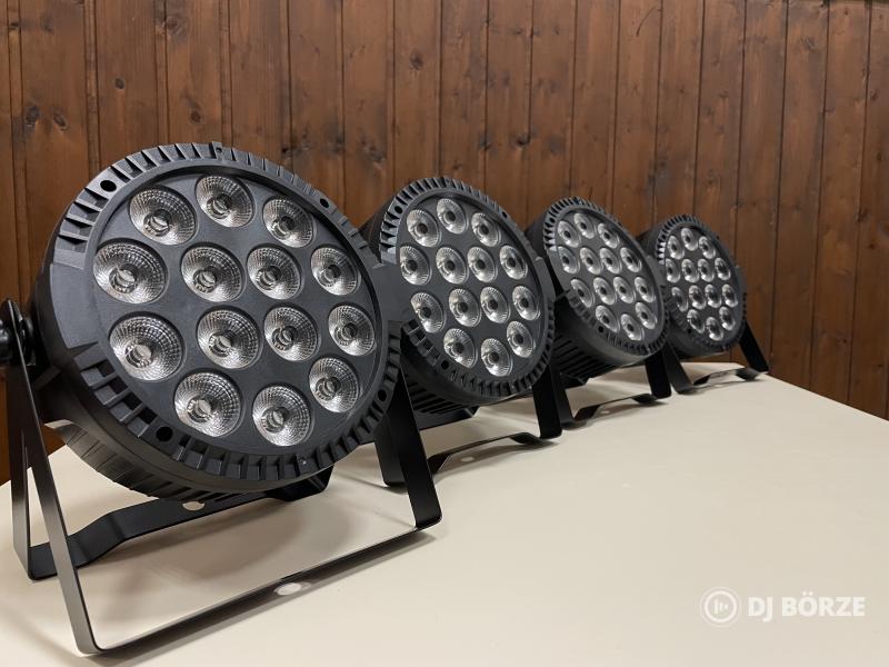 Led Par 14x6W RGBW lámpa, új DMX-es, távirányítós