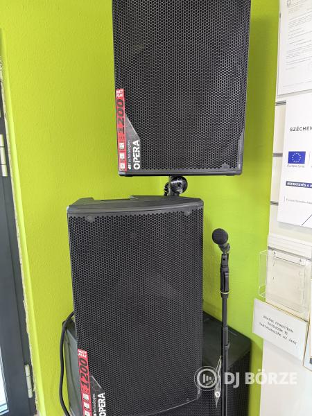 dB Technologies Opera 15 aktív hangfalak, gyári huzattal