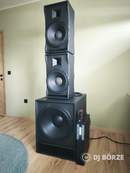 RCF 2.1 Professzionális hangrendszer -  Digitális DSP végfokkal 4x2100W