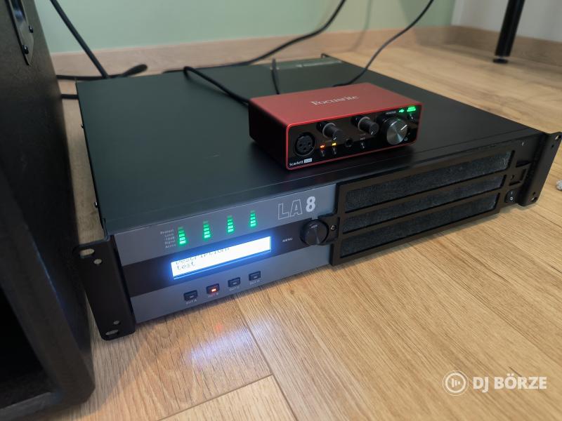 RCF 2.1 Professzionális hangrendszer -  Digitális DSP végfokkal 4x2100W