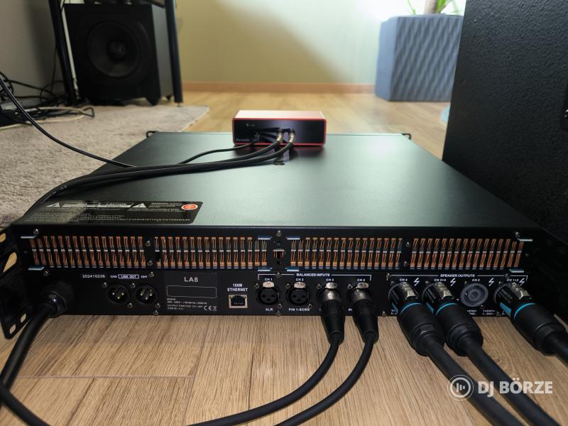 RCF 2.1 Professzionális hangrendszer -  Digitális DSP végfokkal 4x2100W