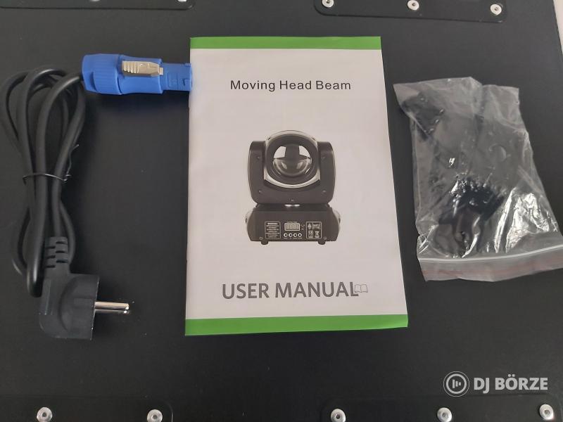 Eladó számlával, garanciával, új 100 watt ledes beam&spot robotlámpák, rackkel