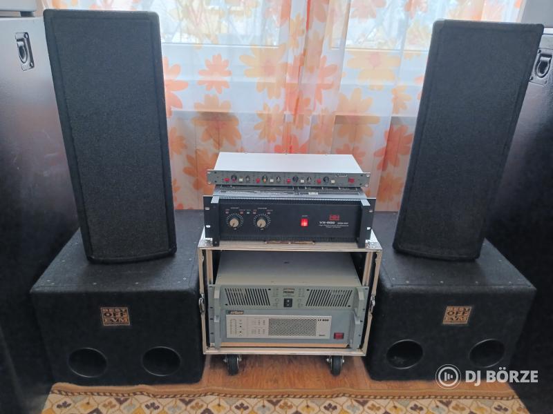 EVM hangfalak. Mélyláda+toplada párban.. Csak, a 4 hangfal!